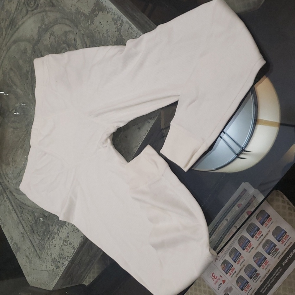 Jockey mens white medium thermo knit pants base layer new